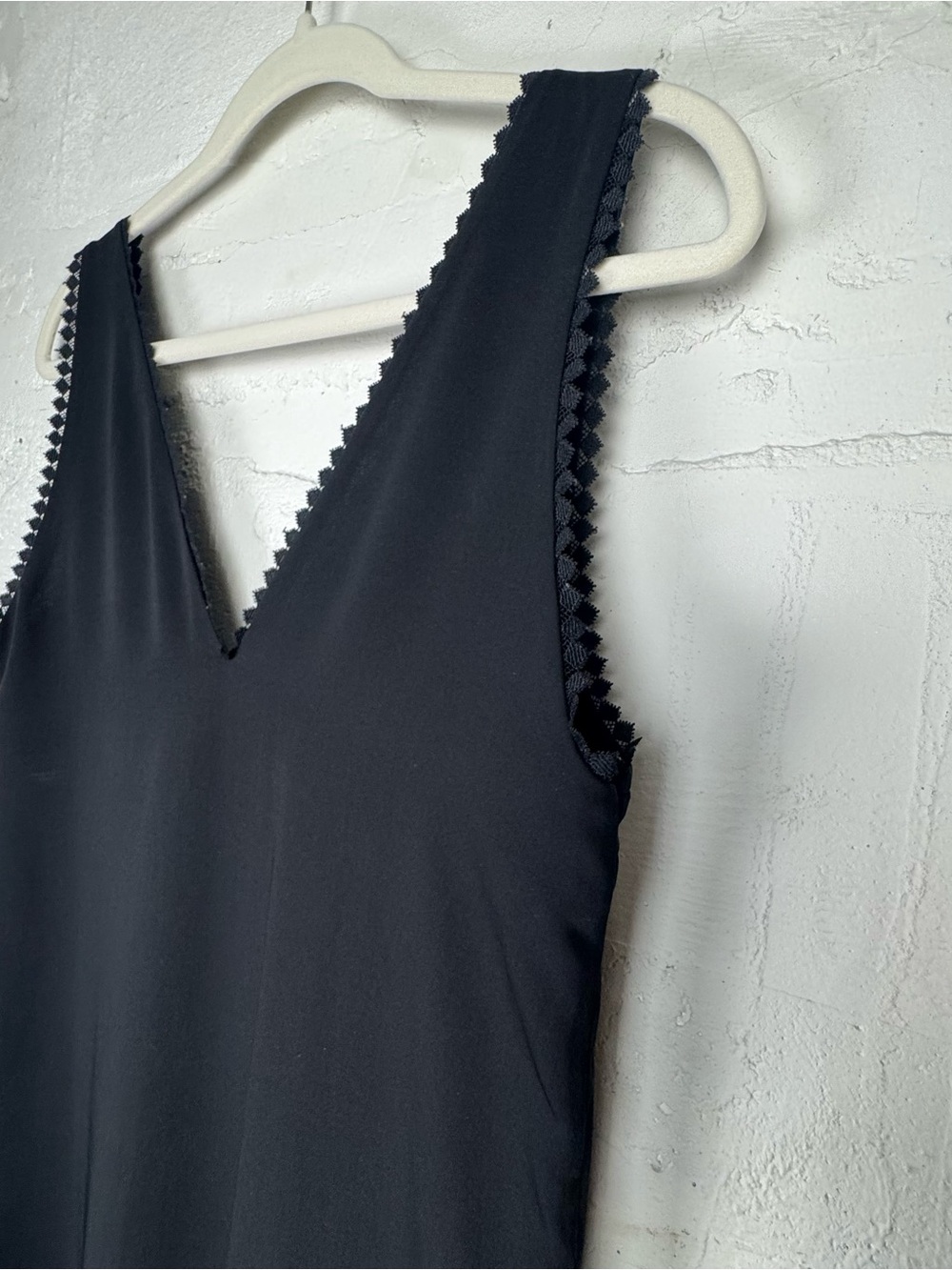 The Kooples Midi Black Slip Dress Size 2 Medium Sleeveless Maxi Elegant Everyday - Picture 3 of 13